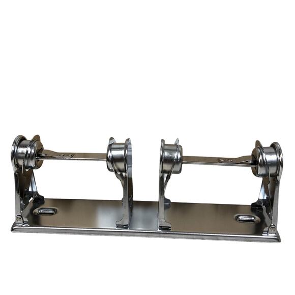 Georgia Pacific 2-Roll Chrome Self-Lock Bath Tissue Toilet Paper Dispenser 57120 - Picture 2 of 6